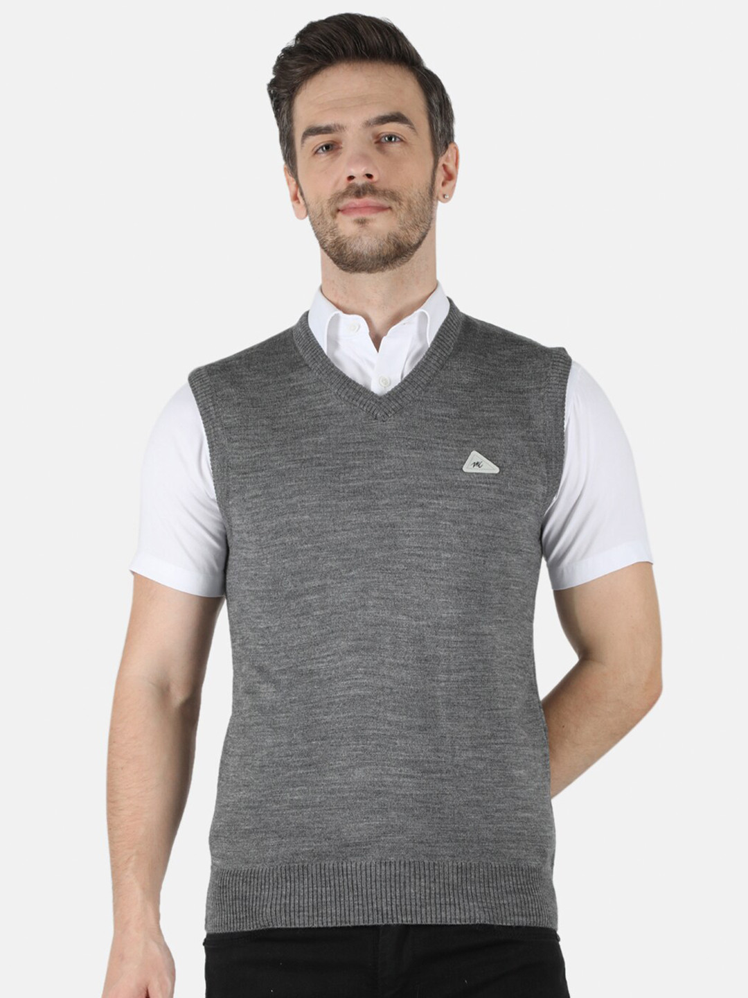 

Monte Carlo Men Grey Sweater Vest