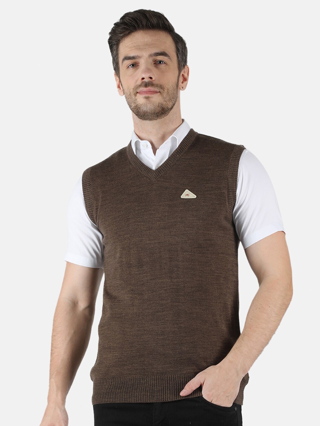 

Monte Carlo Men Brown Sweater Vest