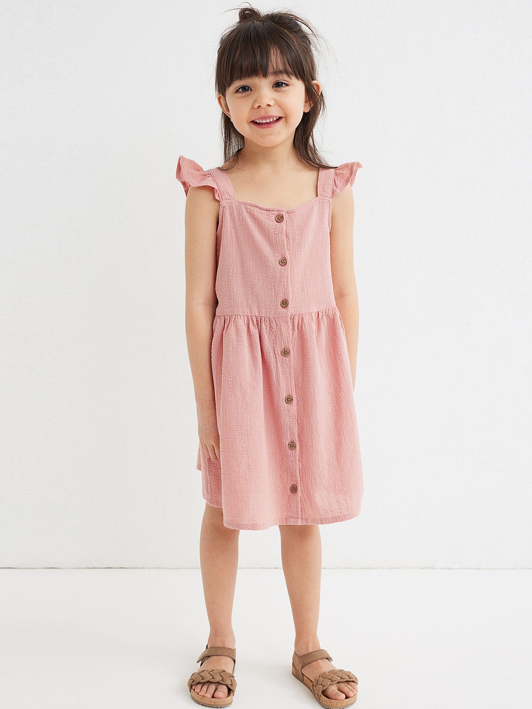 

H&M Girls Pink Cotton Dress