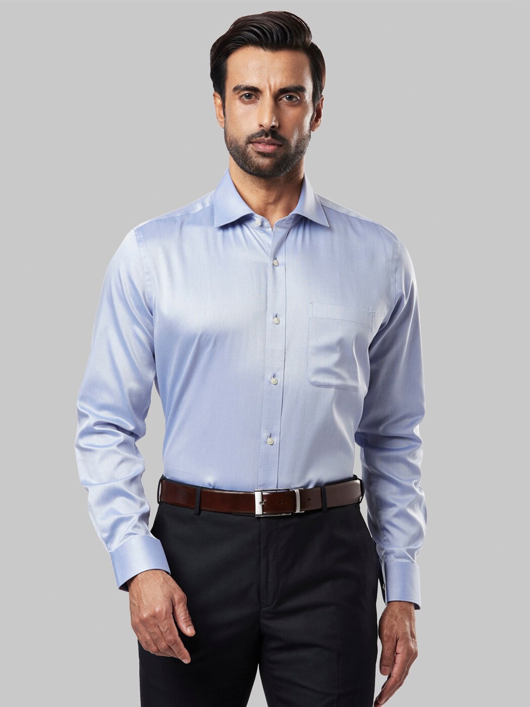 

Raymond Men Blue Formal Shirt