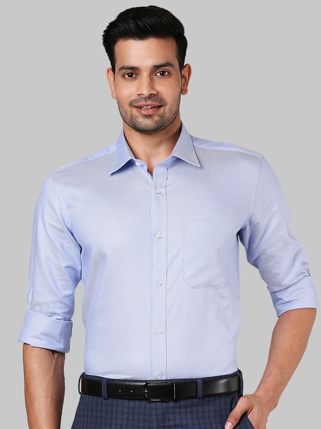 

Raymond Men Blue Formal Shirt