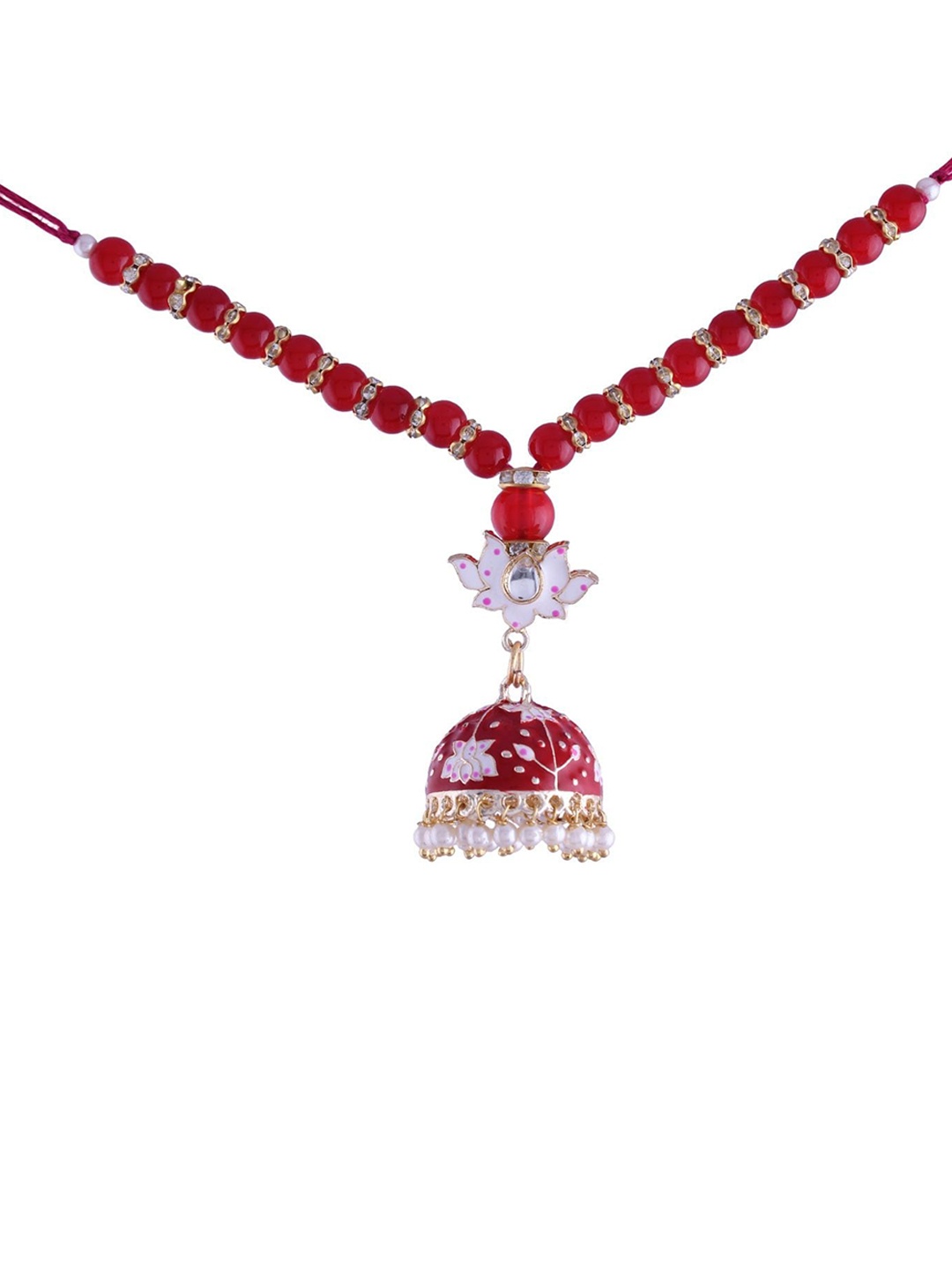 

I Jewels Men Red Rakhi