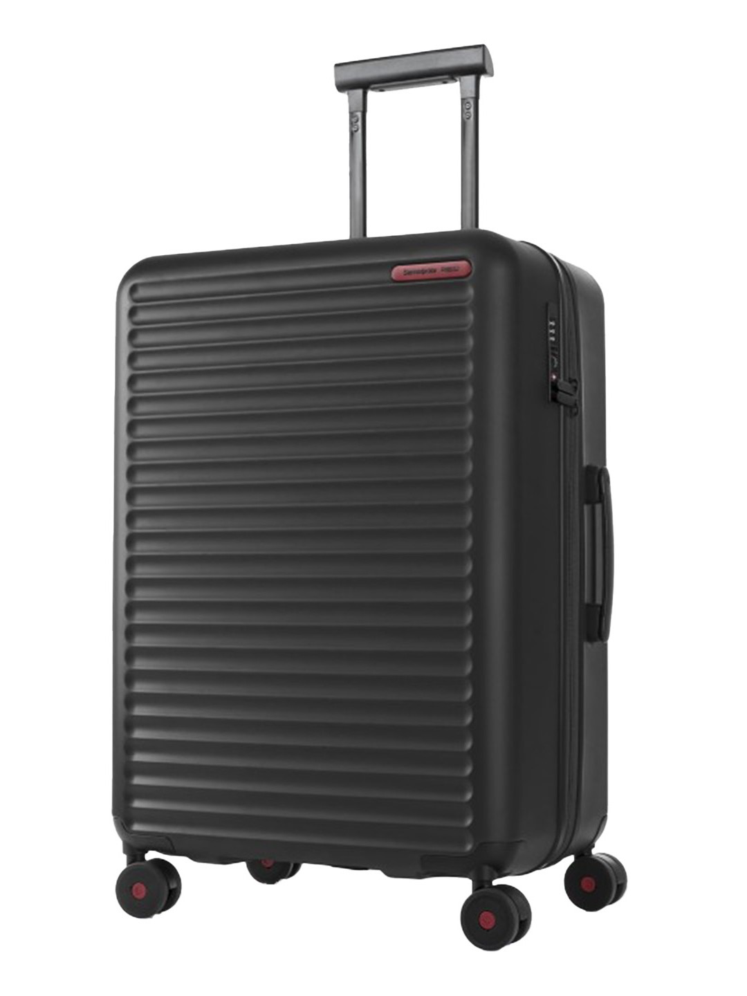 

Samsonite TOIIS C Textured Hard-Sided Medium Trolley Bag, Black