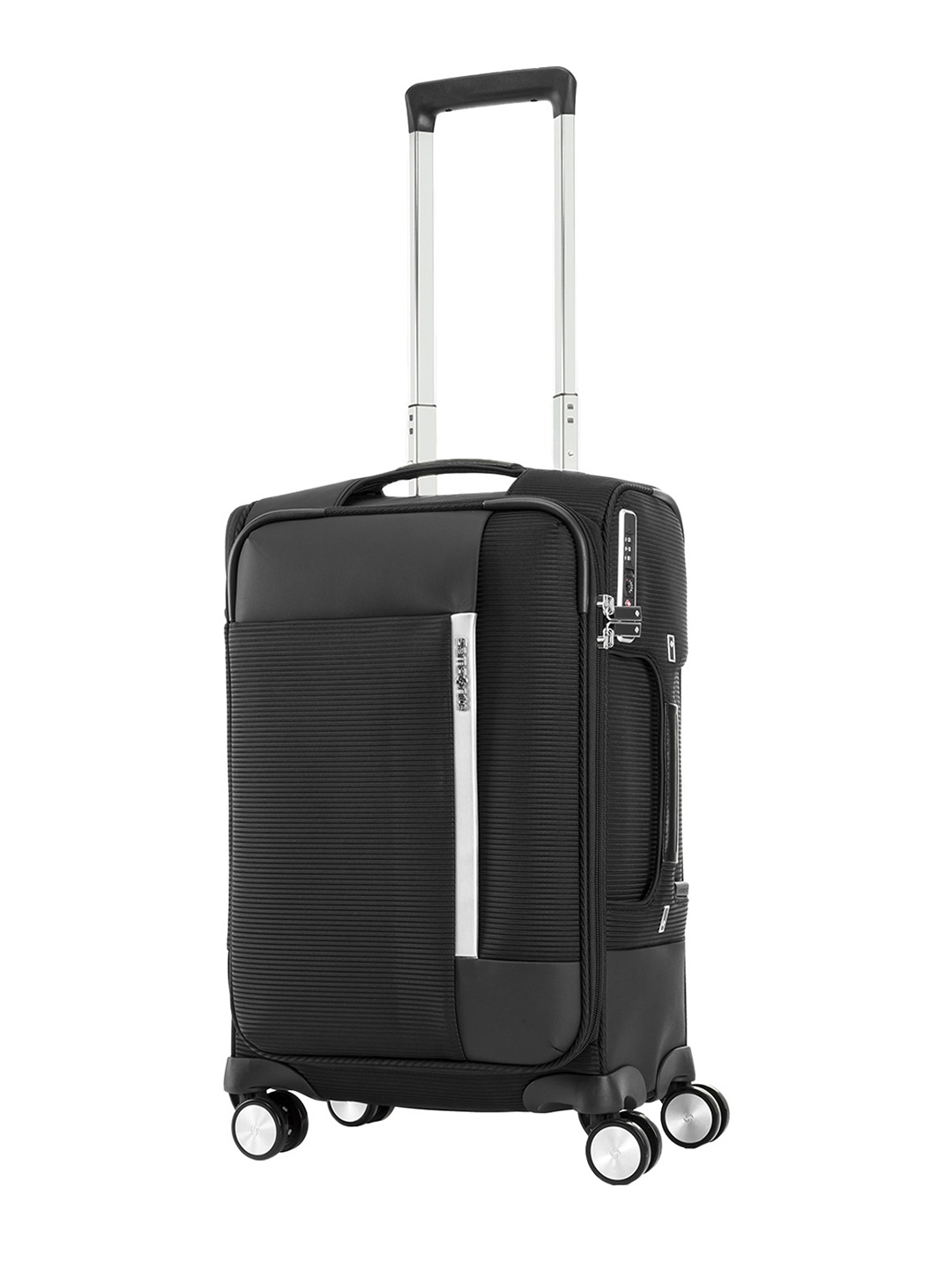 

Samsonite Bricter Solid Cabin Trolley Bag, Black