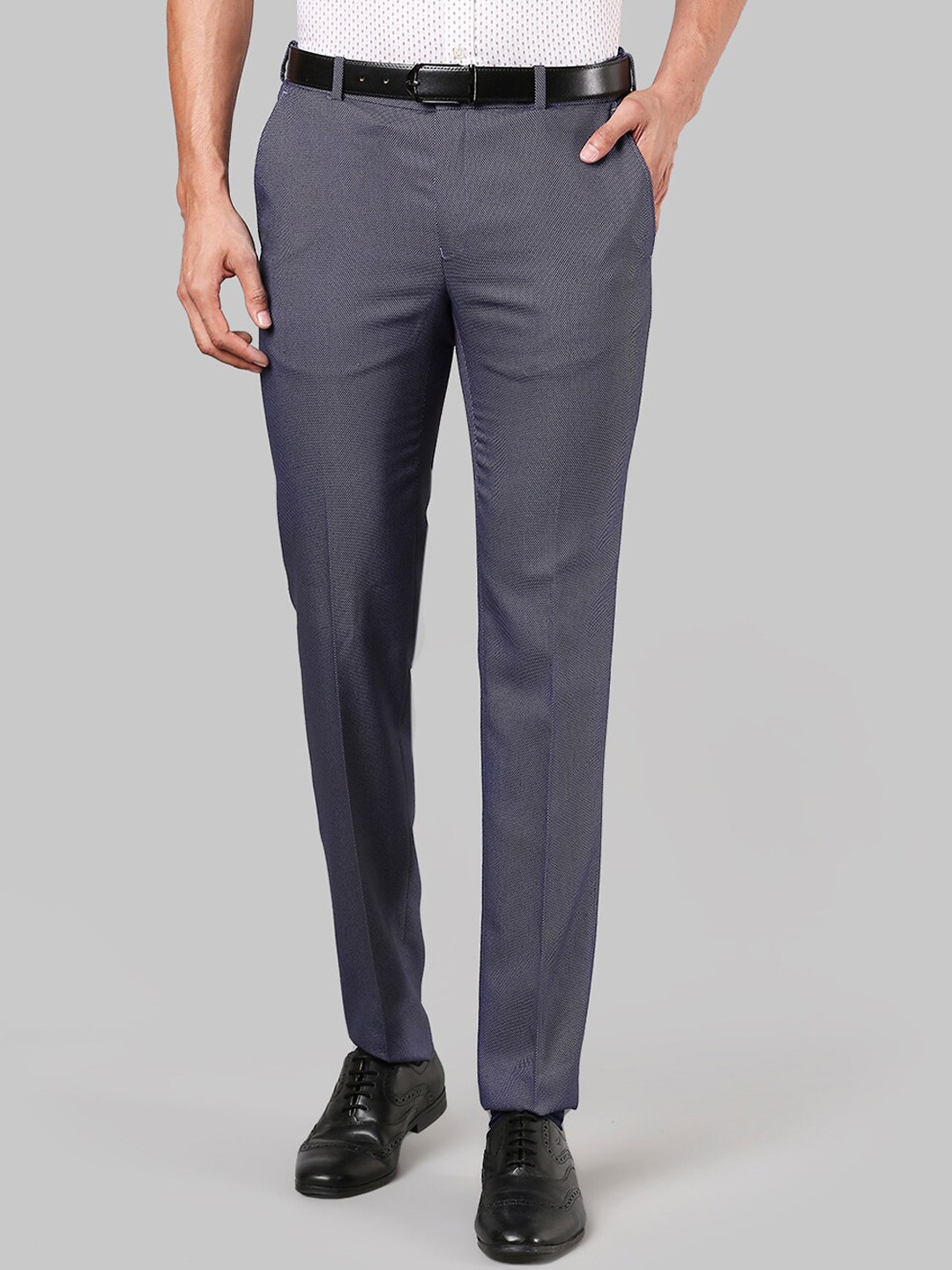 

Raymond Men Grey Slim Fit Formal Trousers