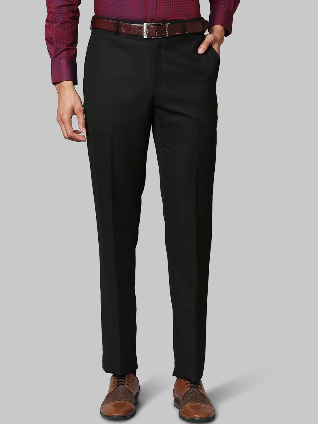 

Raymond Men Black Trousers