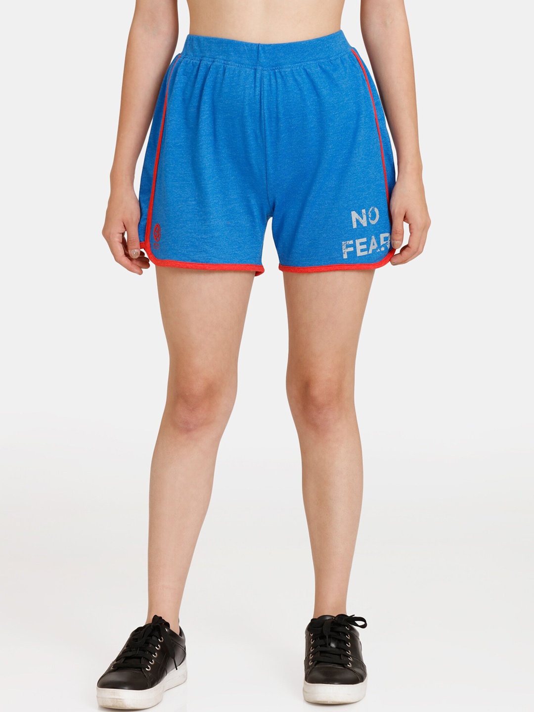 

Rosaline by Zivame Women Blue Printed Sports Shorts