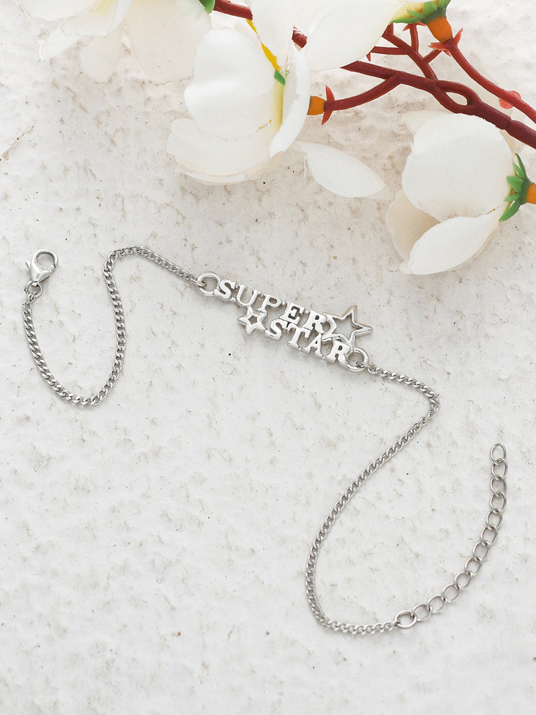 

Voylla 925 Sterling Silver Precious SUPERSTAR Rakhi
