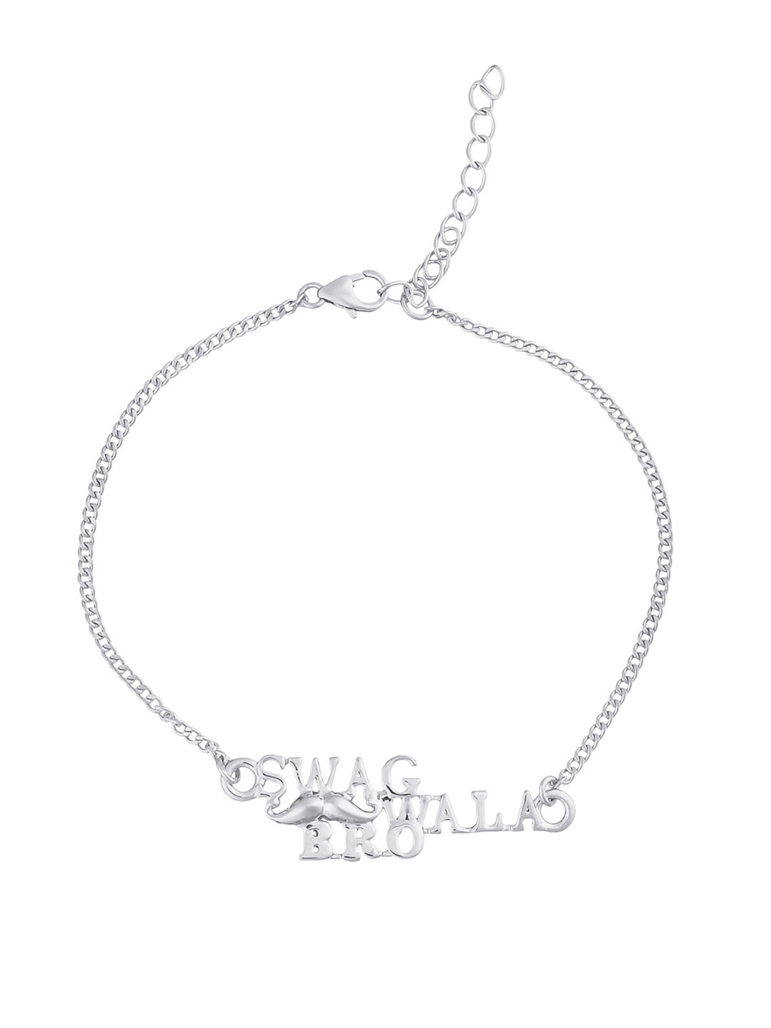 

Voylla 925 Sterling Silver Precious Swag Wala Bro Bracelet Rakhi