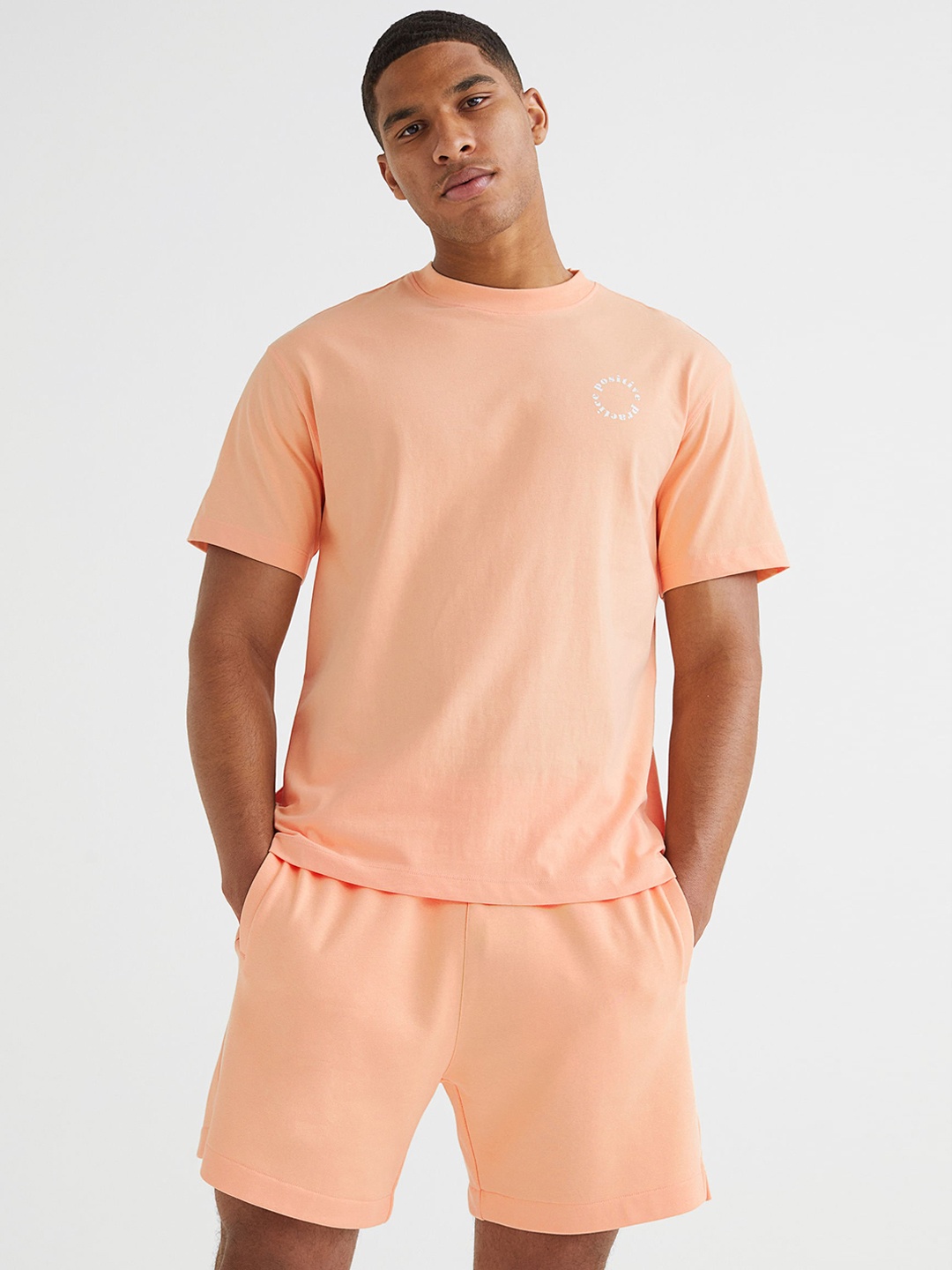 

H&M Men Orange Relaxed Fit Sports shorts