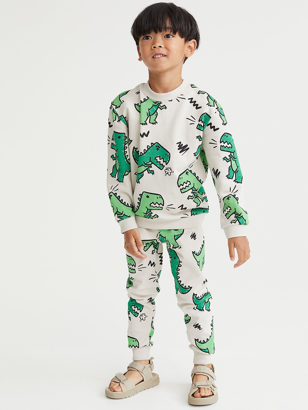 

H&M Kids White Joggers