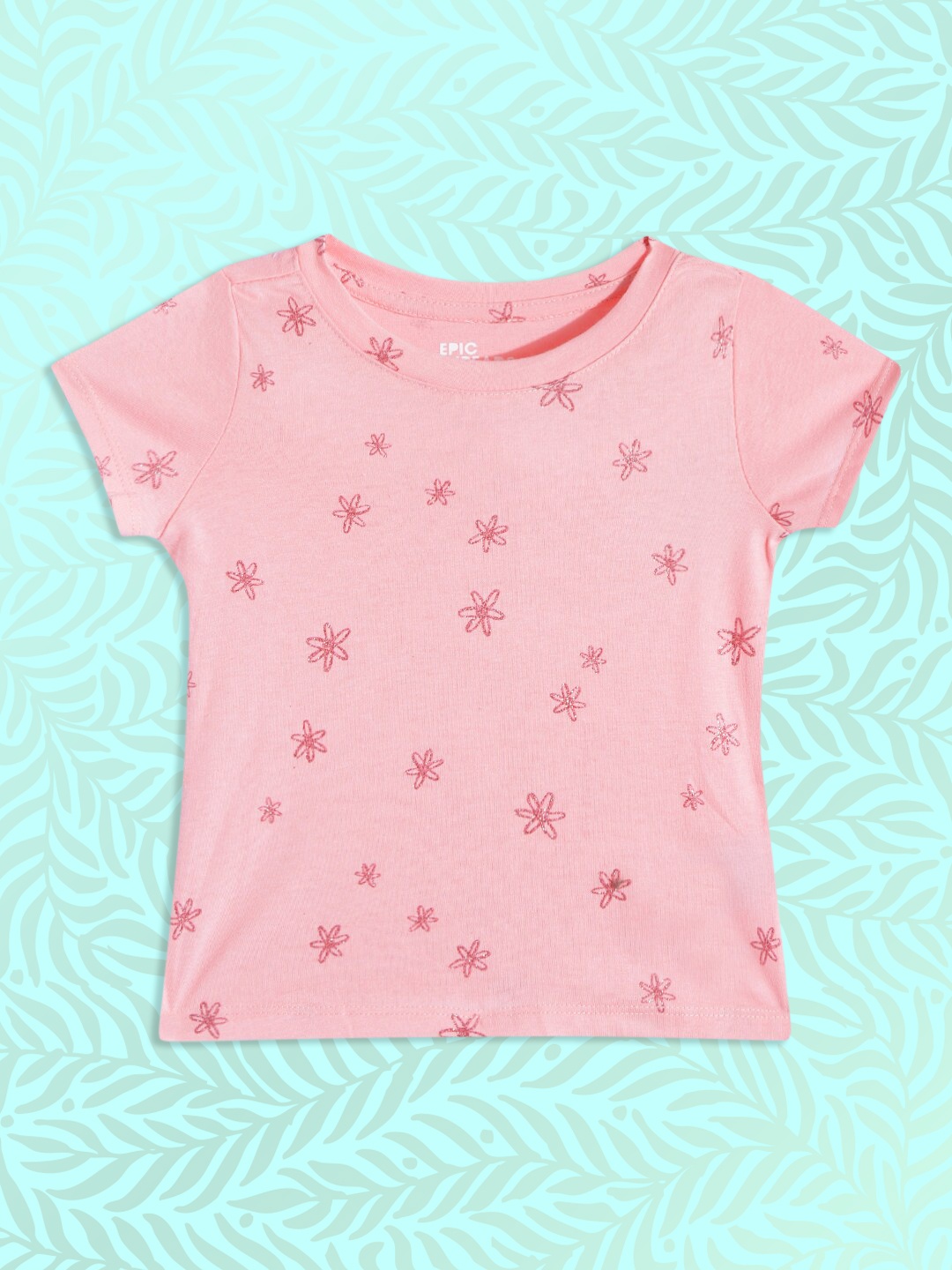 

Macy's Epic Threads Girls Pink Floral Printed T-shirt