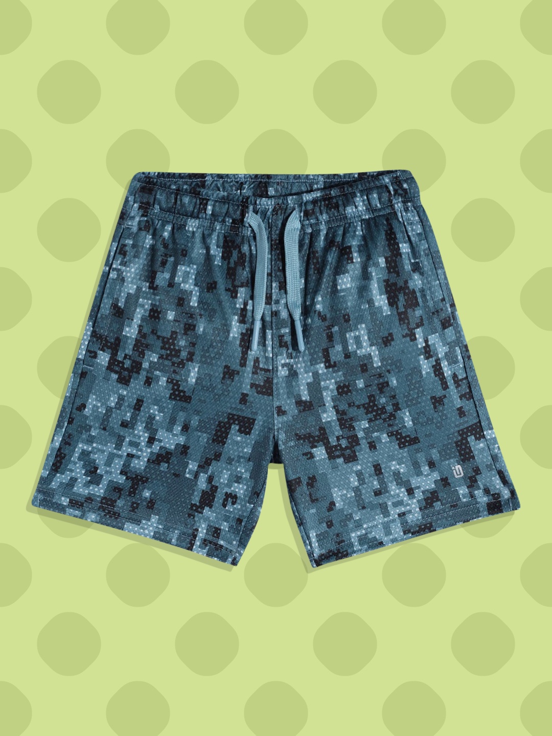 

Macy's Ideology Boys Blue & Black Printed Shorts