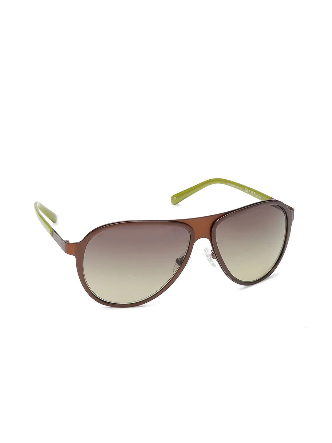 

Titan Unisex Brown Lens & Brown Aviator Sunglasses with Polarised and UV Protected Lens