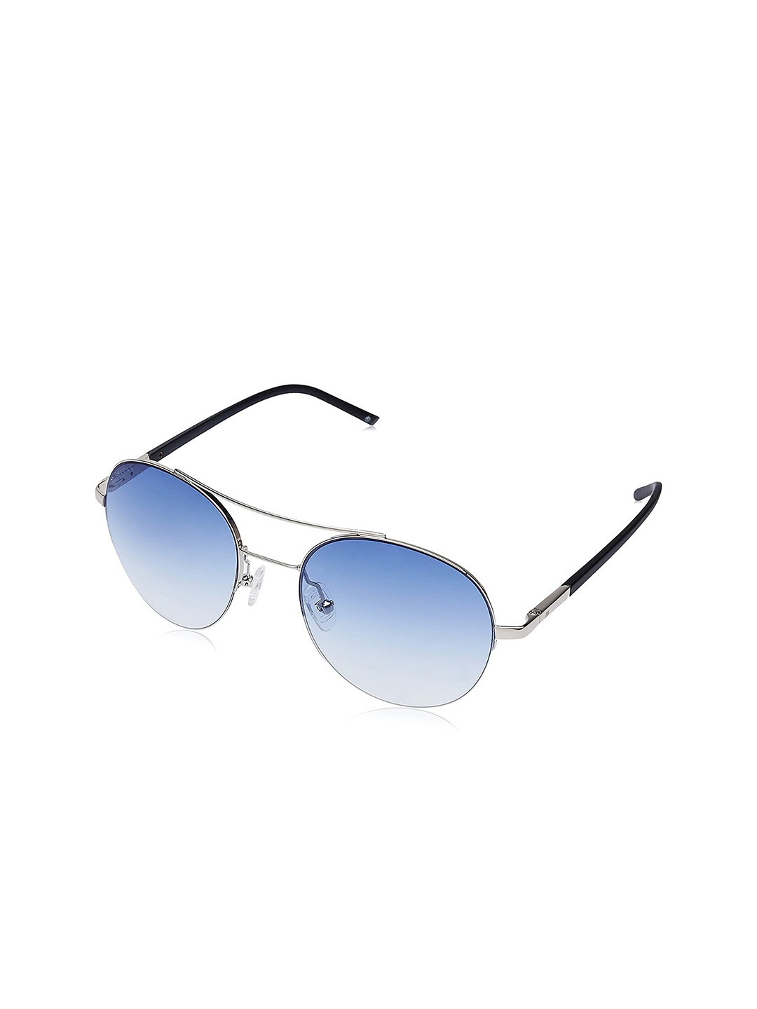 

Titan Unisex Blue Lens & Silver-Toned Round Sunglasses with UV Protected Lens