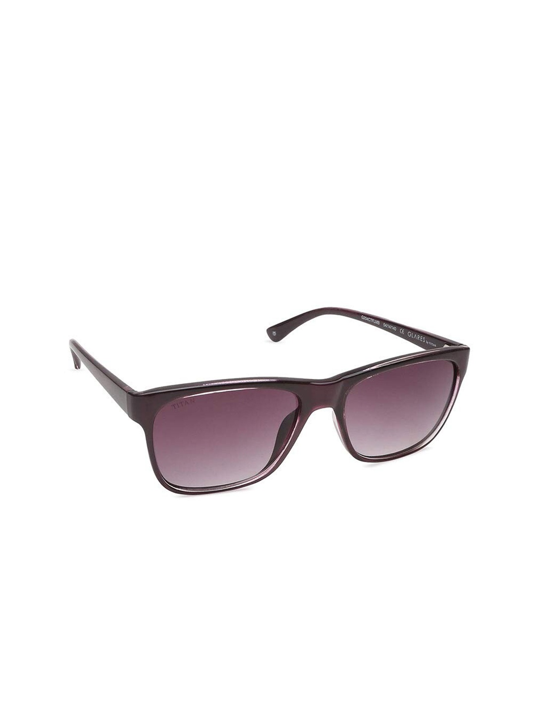 

Titan Unisex Purple Lens & Purple Square Sunglasses with UV Protected Lens