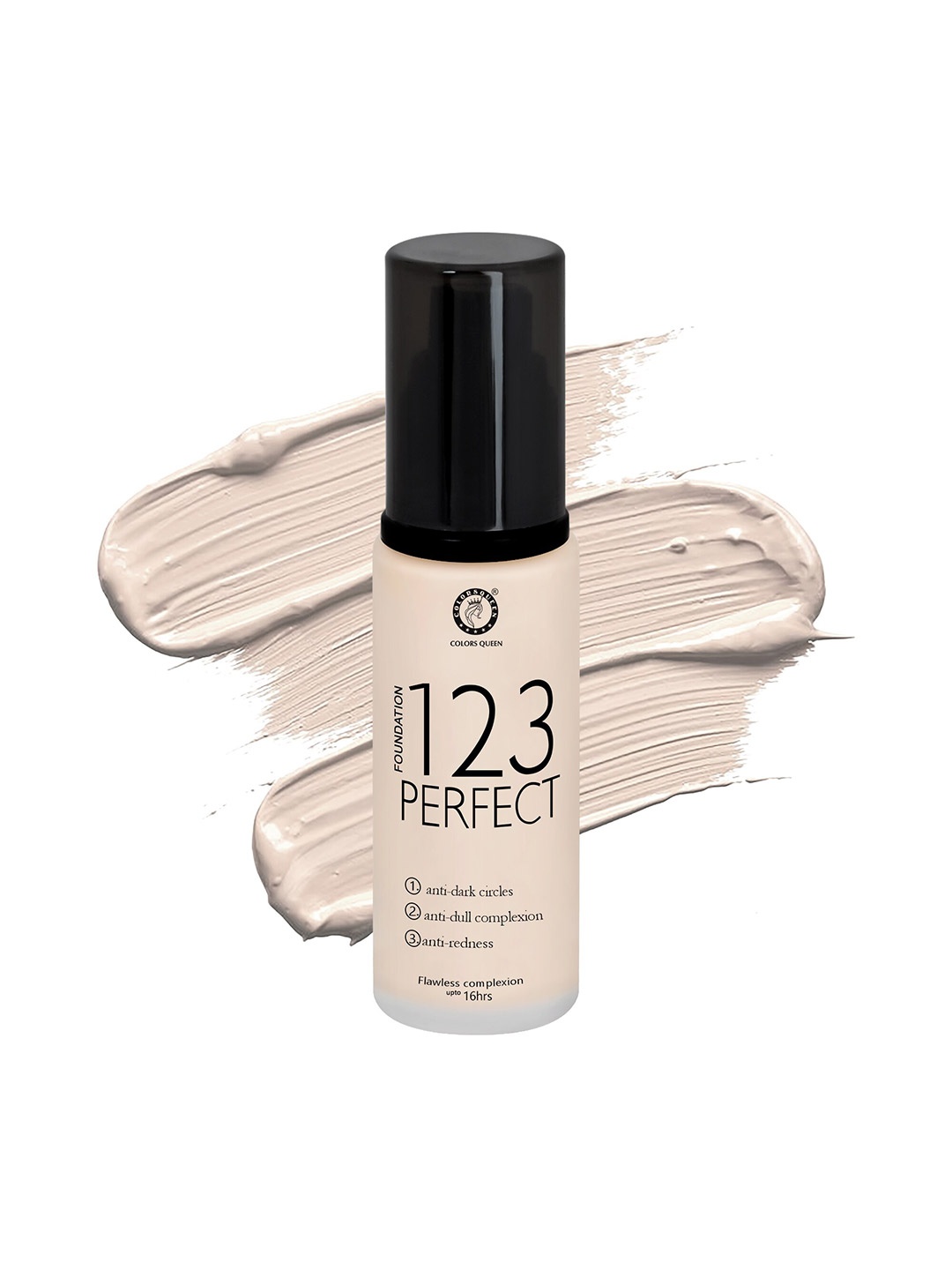 

Colors Queen 123 Perfect Foundation 30ml, Off white