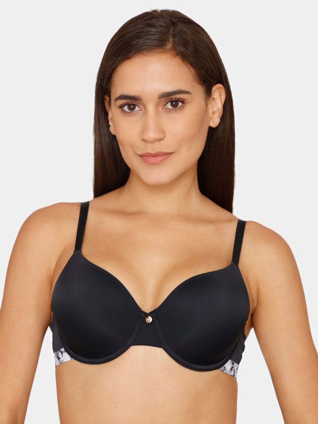 

Zivame Black Bra Underwired Heavily Padded