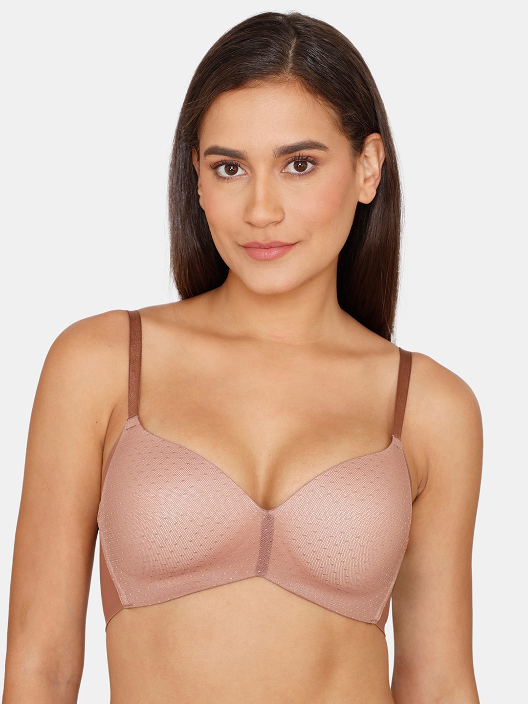 

Zivame Brown Bra Heavily Padded
