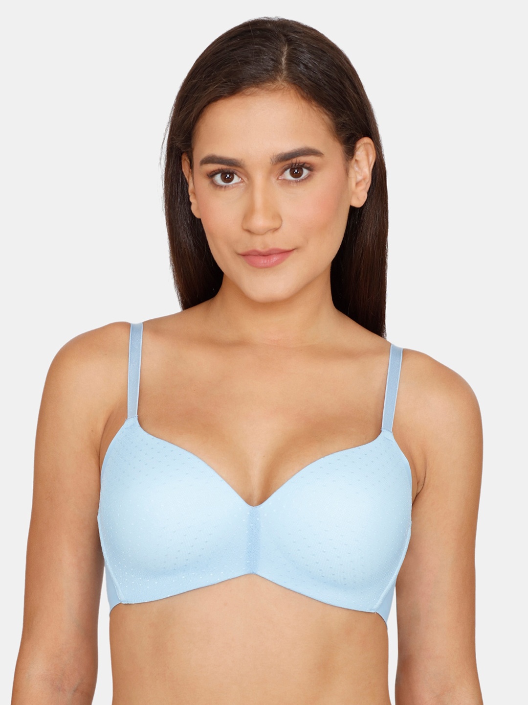 

Zivame Blue Heavily Padded T Shirt