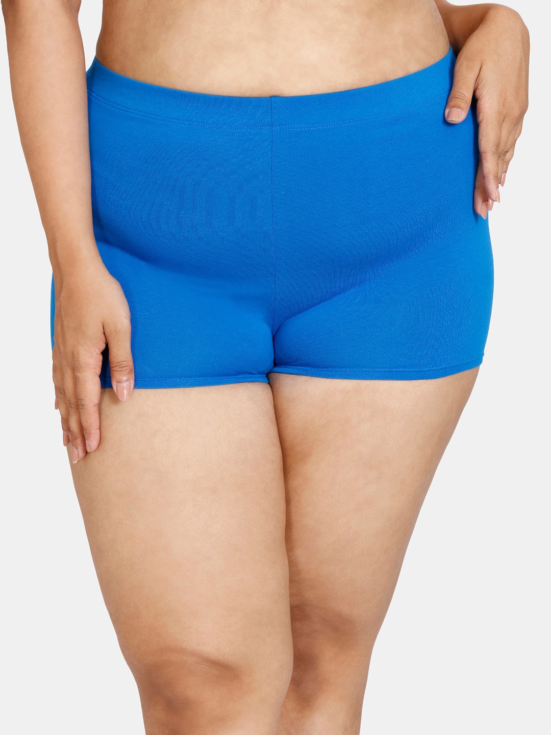 

Zivame Women Blue Solid Short Briefs