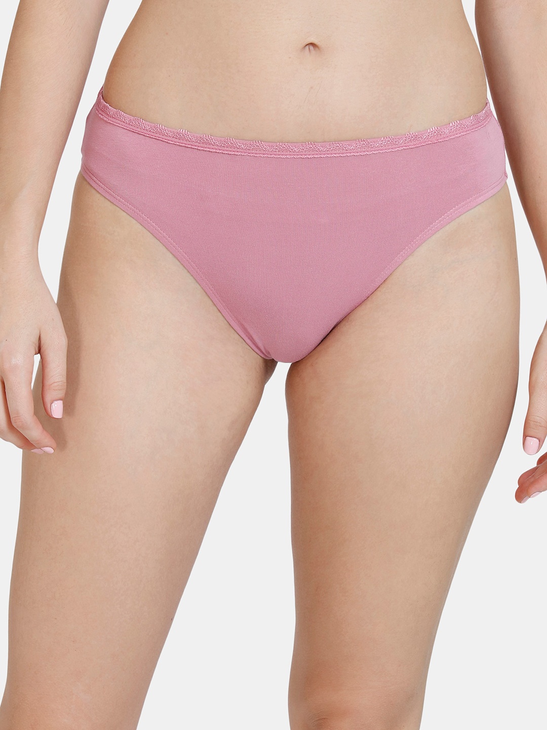 

Zivame Women Pink Solid Thongs ZI2638FASHJPURP
