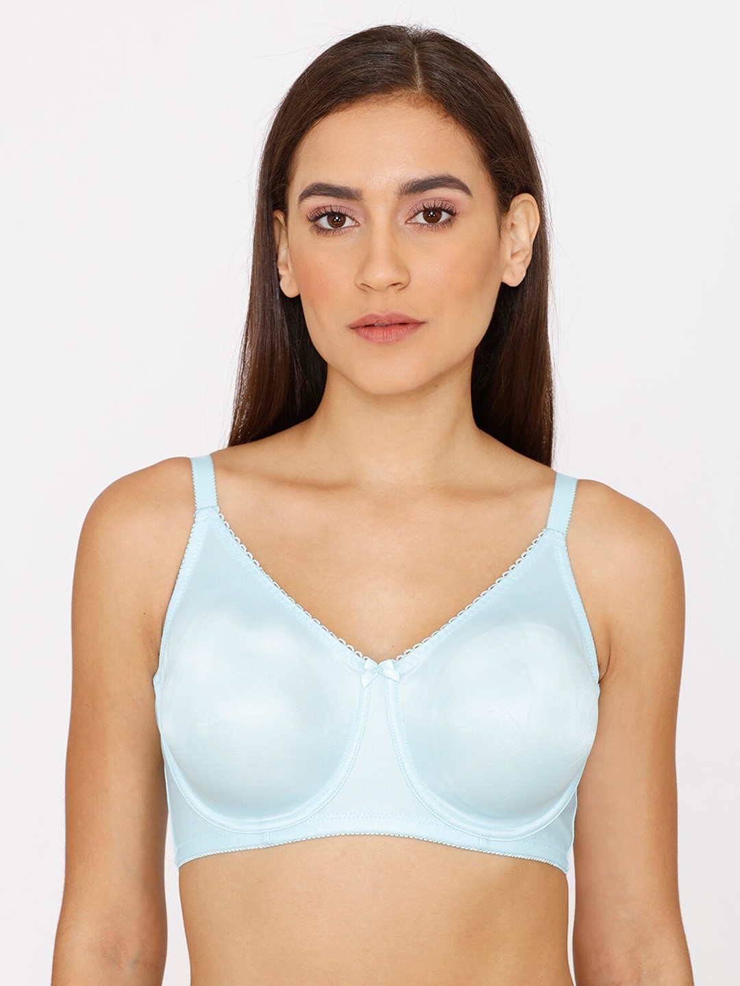 

Zivame Blue Non-Padded Super Support Underwired Bra
