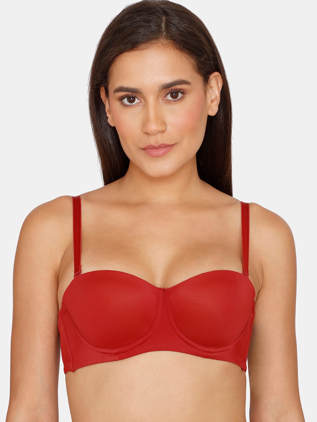 

Zivame Red Underwired Heavily Padded Bra