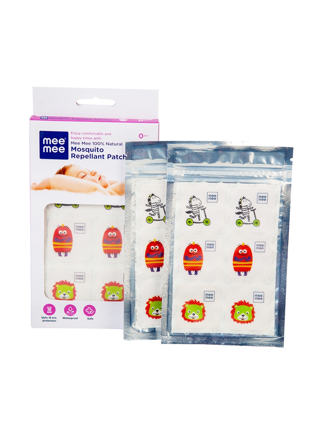 

MeeMee Mosquito Repellant Patch, White