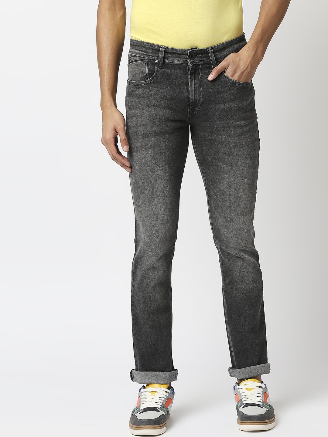 

Pepe Jeans Men Holborne Heavy Fade Jeans, Black