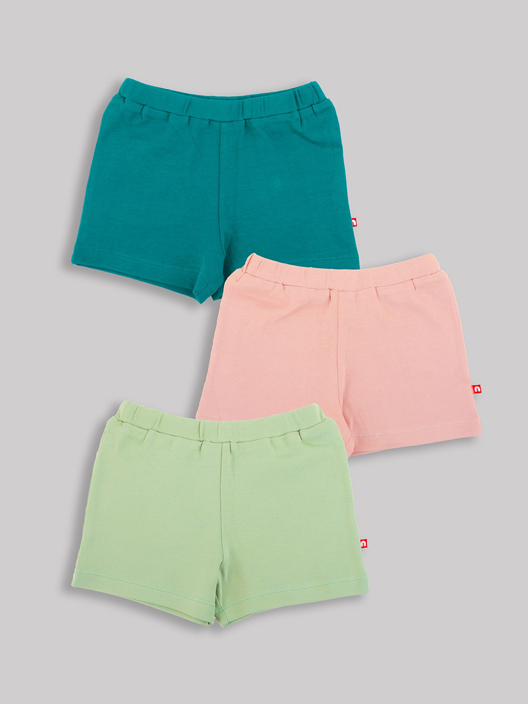 

Nino Bambino Boys Hot Pant Shorts - Pack Of 3, Green