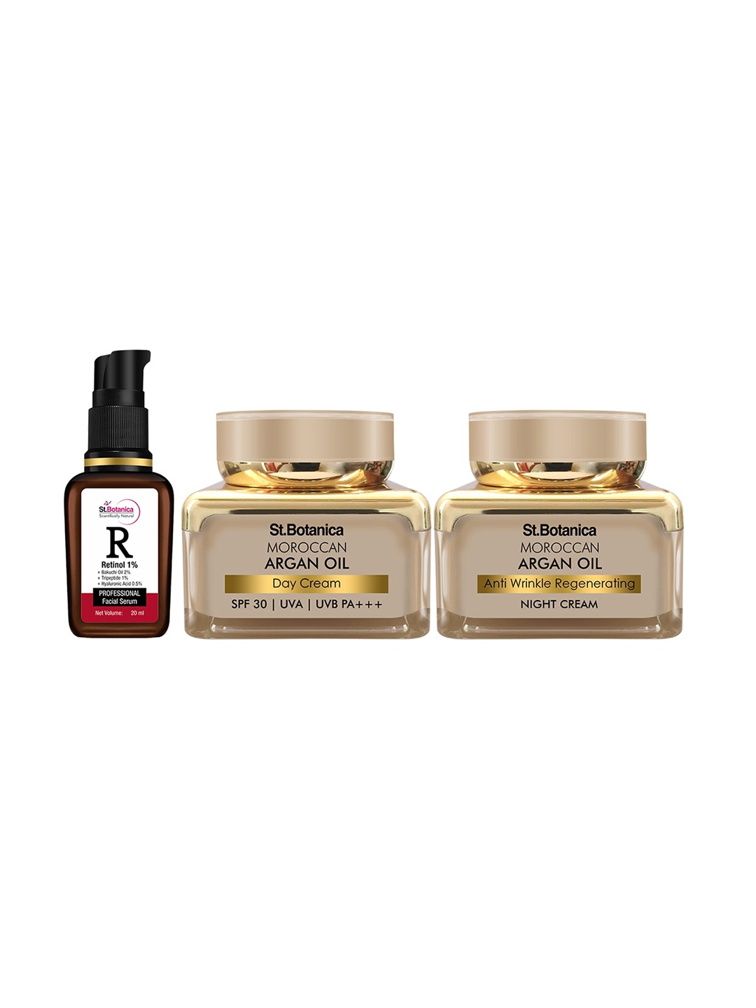 

St.Botanica Set Of 3 Nourishing Skincare Combo 120ml, Beige