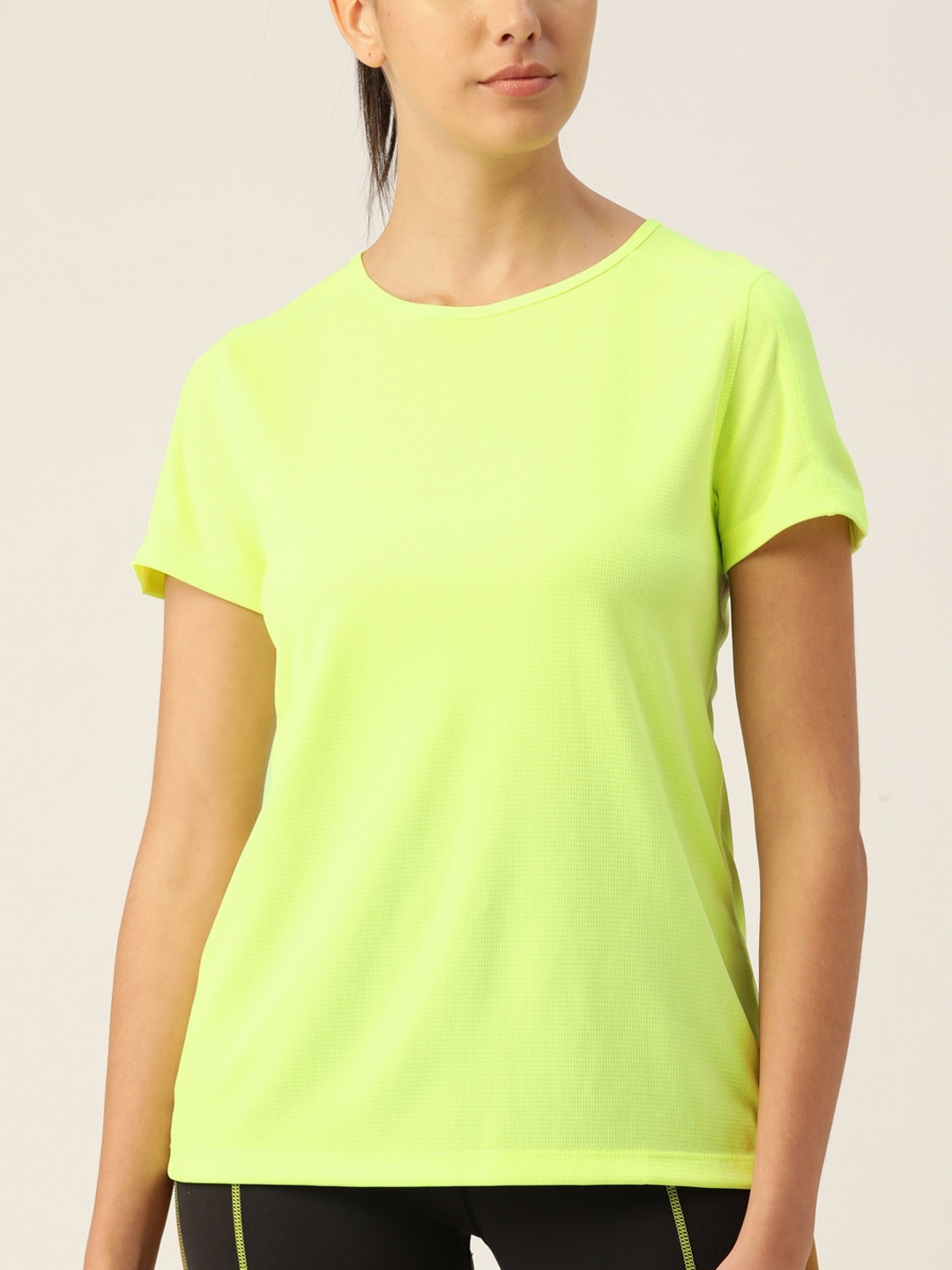 

Macy's Ideology Women Fluorescent Green T-shirt