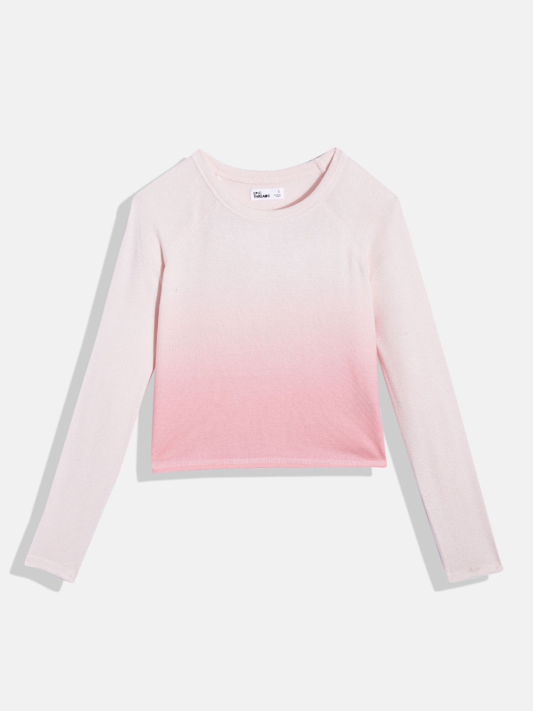 

Macy's Epic Threads Girls Pink Ombre Print Sweatshirt