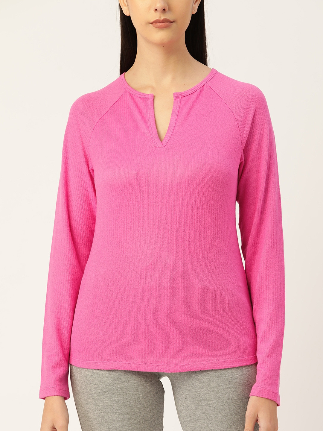 

Macy's Jenni Pink Solid Top