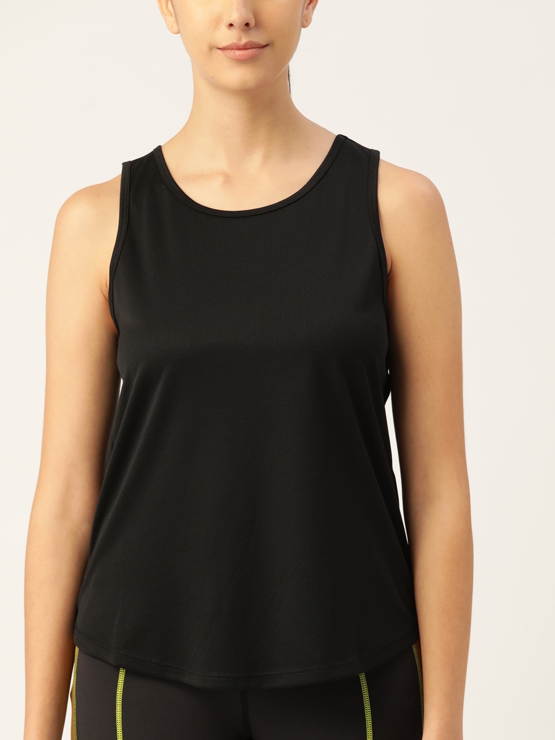 

Macy's Ideology Women Black Sleeveless Knitted T-shirt