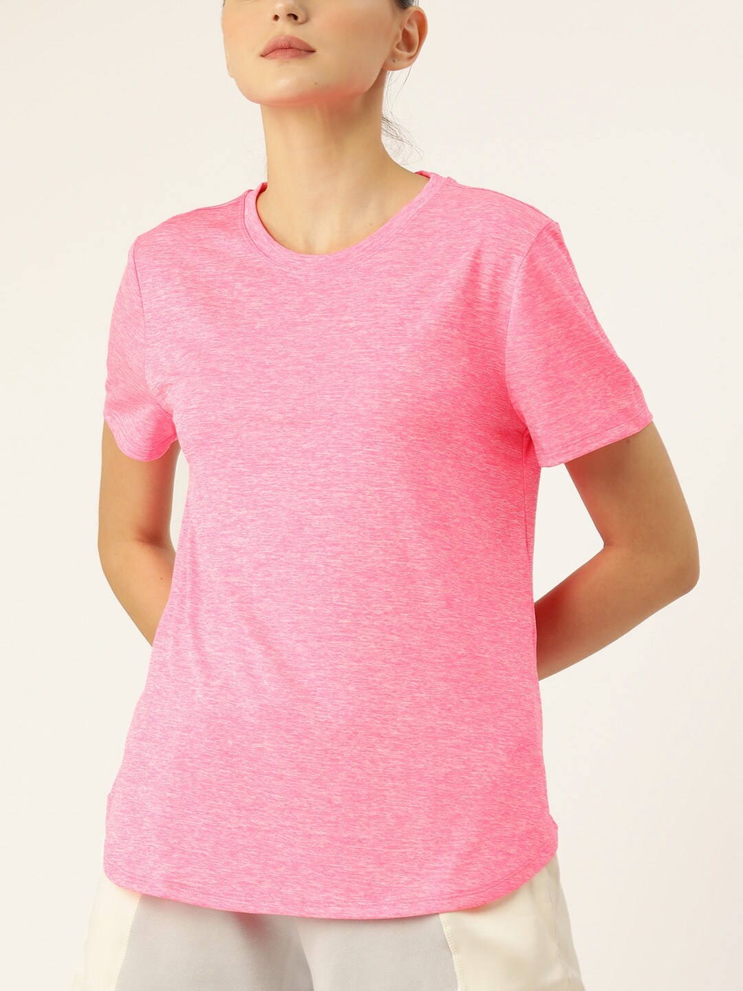 

Macy's Ideology Women Pink T-shirt