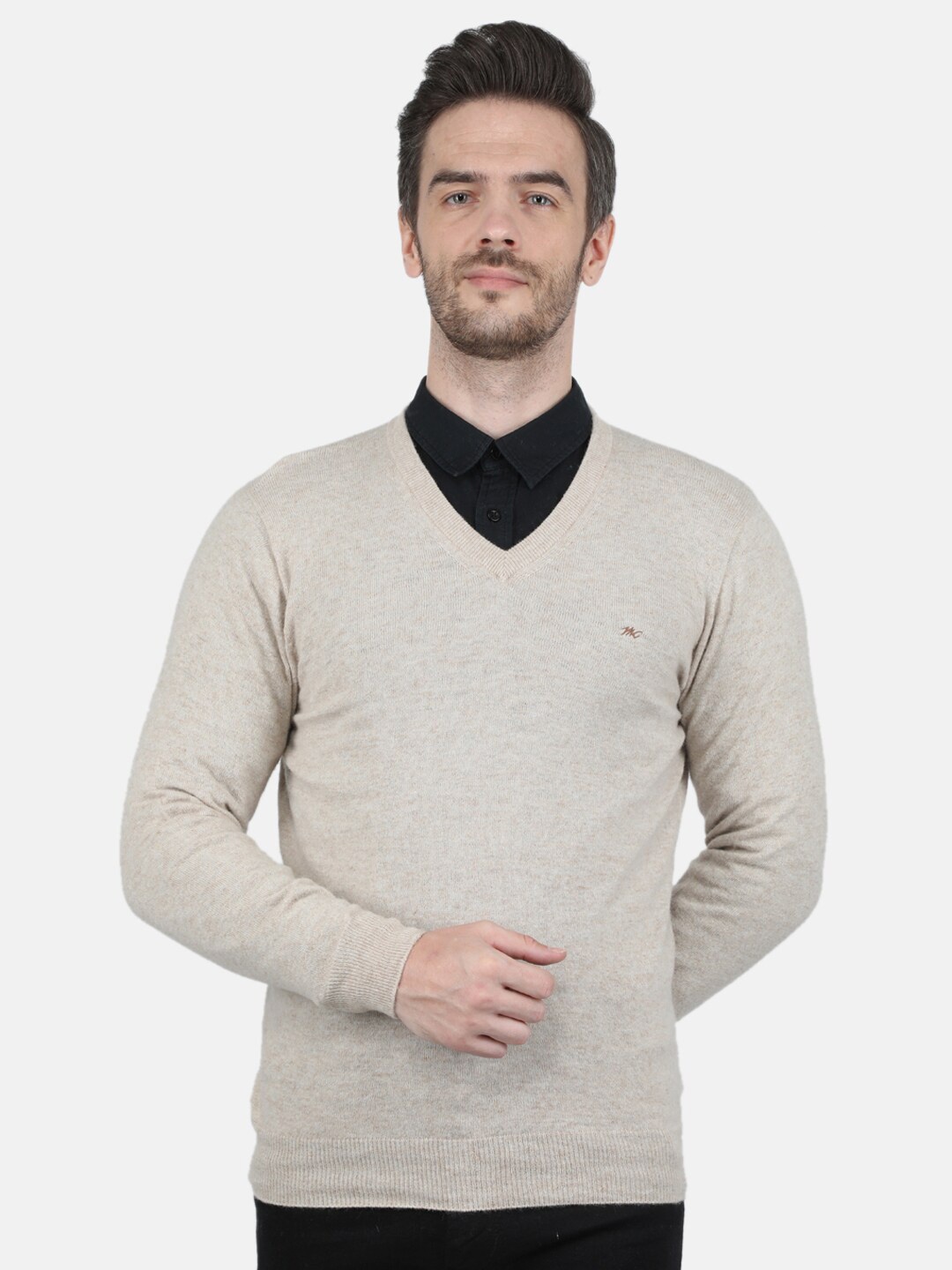 

Monte Carlo Men Beige Pullover