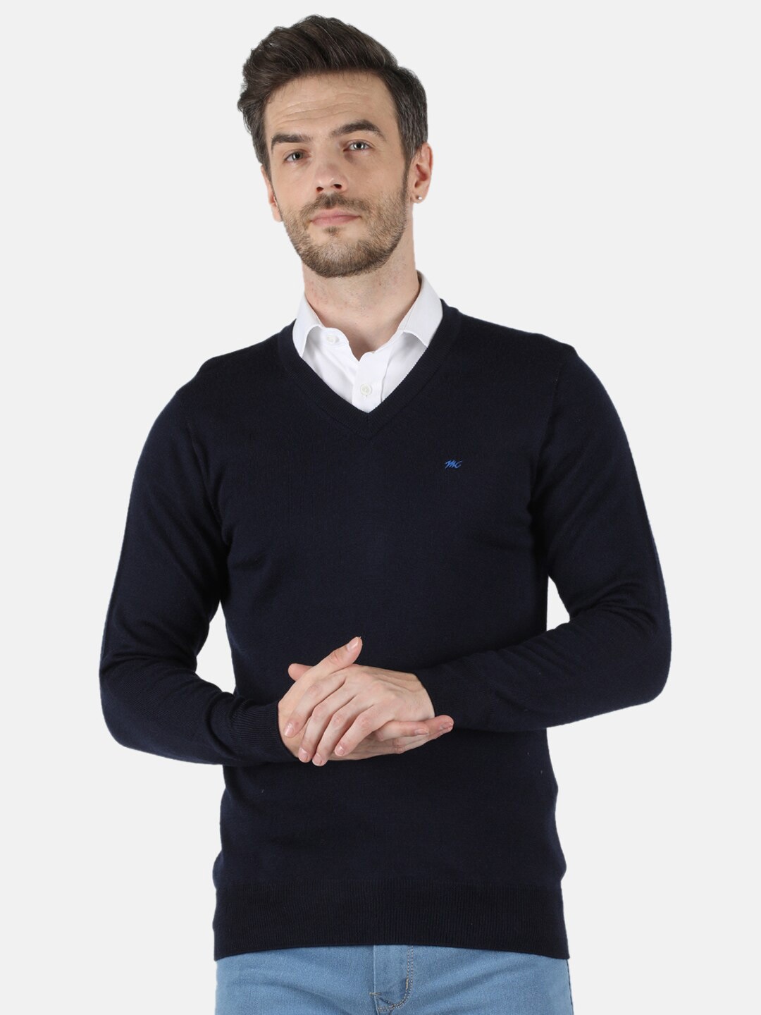 

Monte Carlo Men Navy Blue Pullover