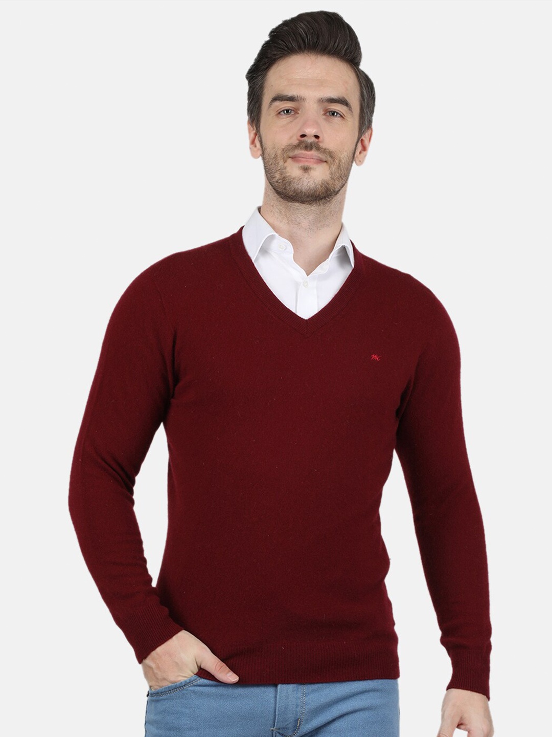 

Monte Carlo Men Maroon Pullover