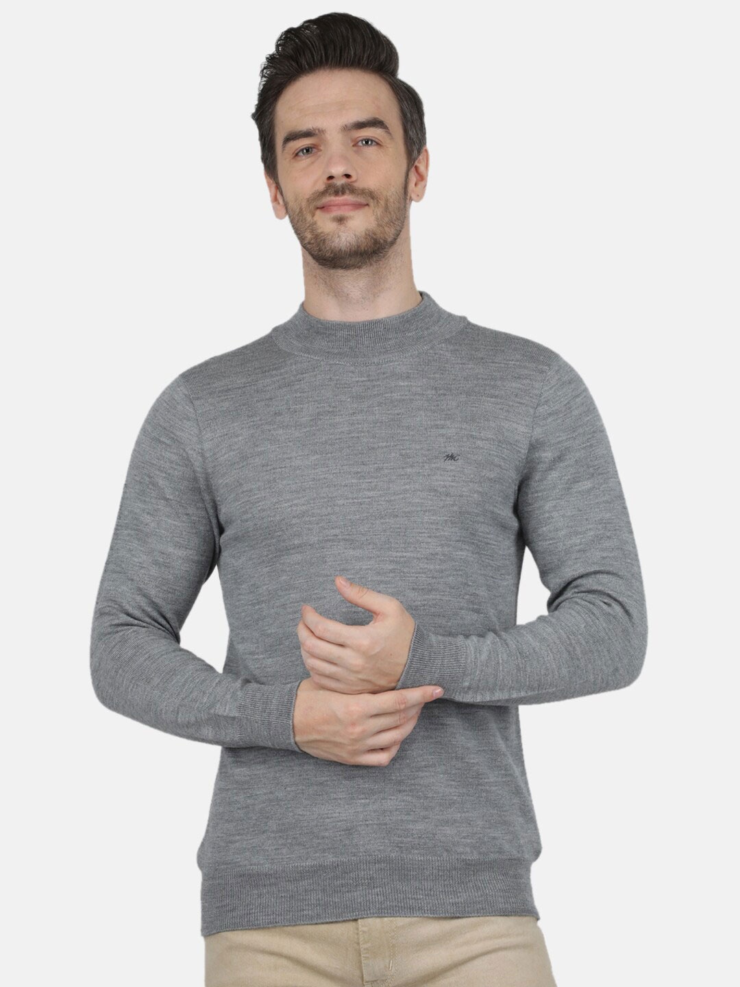 

Monte Carlo Men Grey Pullover