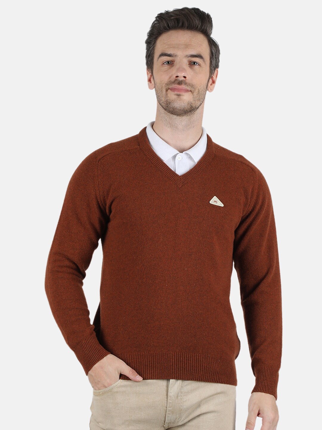 

Monte Carlo Men Brown Pullover