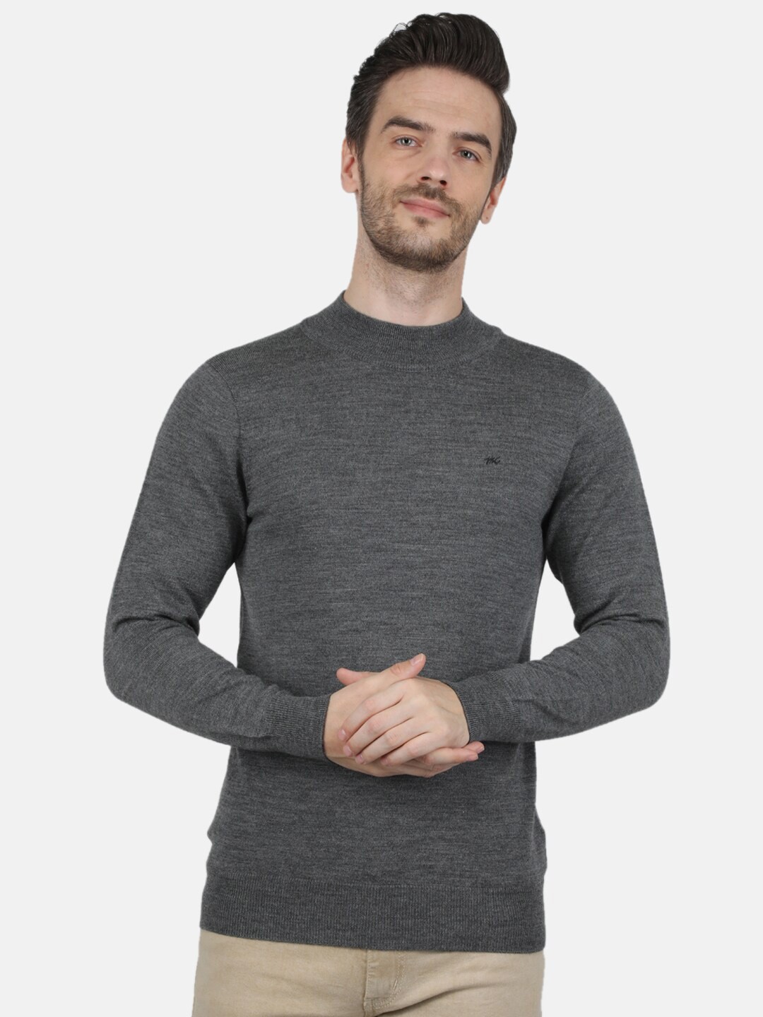 

Monte Carlo Men Grey Pullover