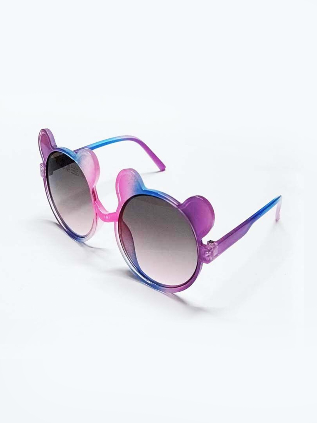 

Butterthief Unisex Kids Black Lens & Purple Round Sunglasses with UV Protected Lens