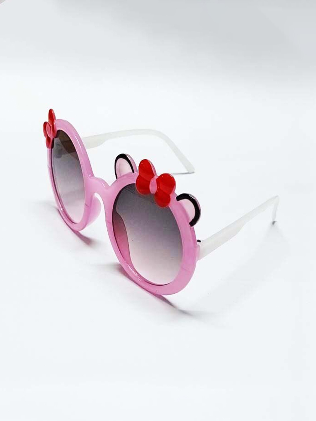 

Butterthief Kids Black Lens & Pink Round UV Protected Lens Sunglasses