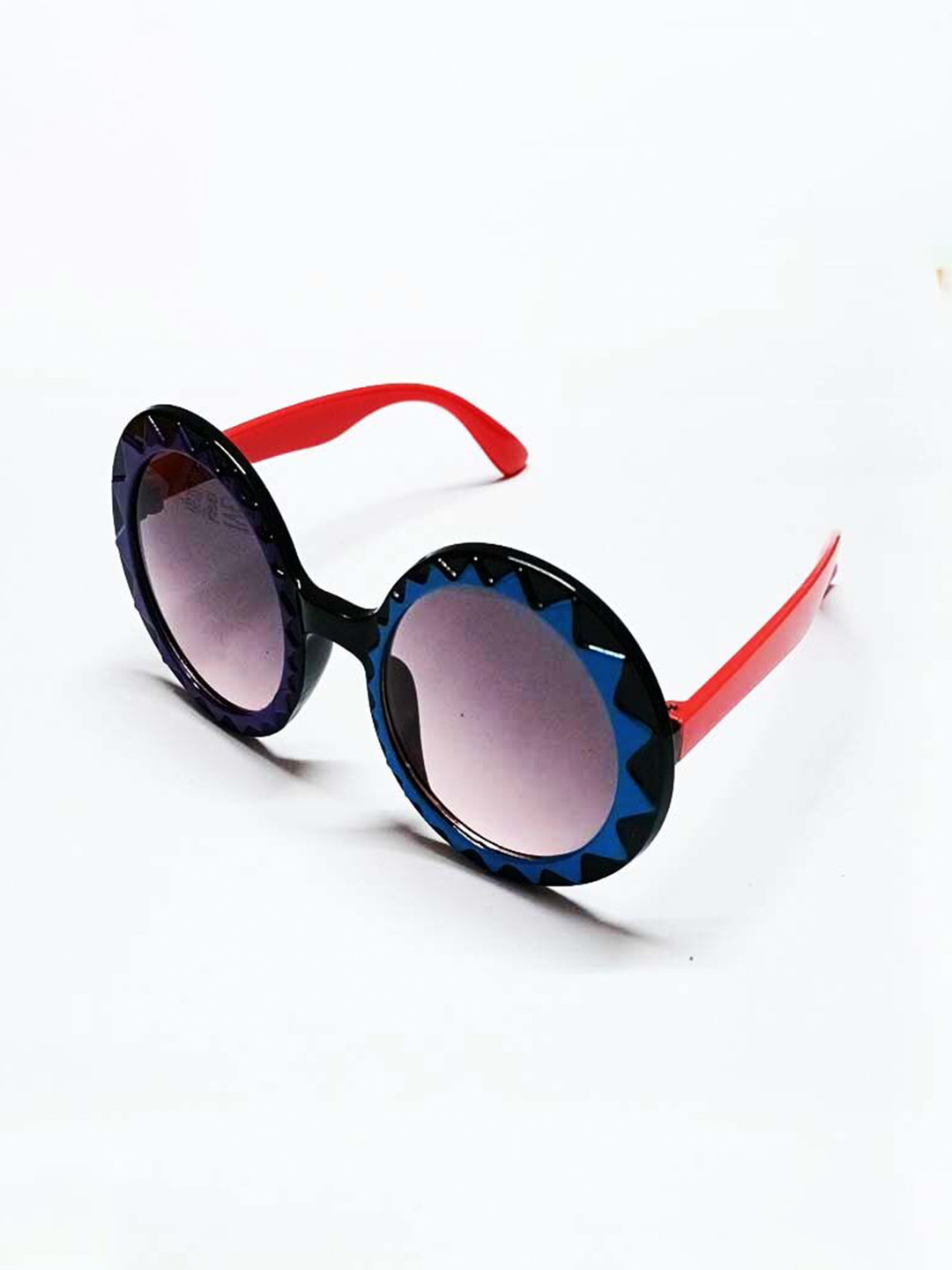 

Butterthief Unisex Kids Black Lens & Black Round Sunglasses with UV Protected Lens