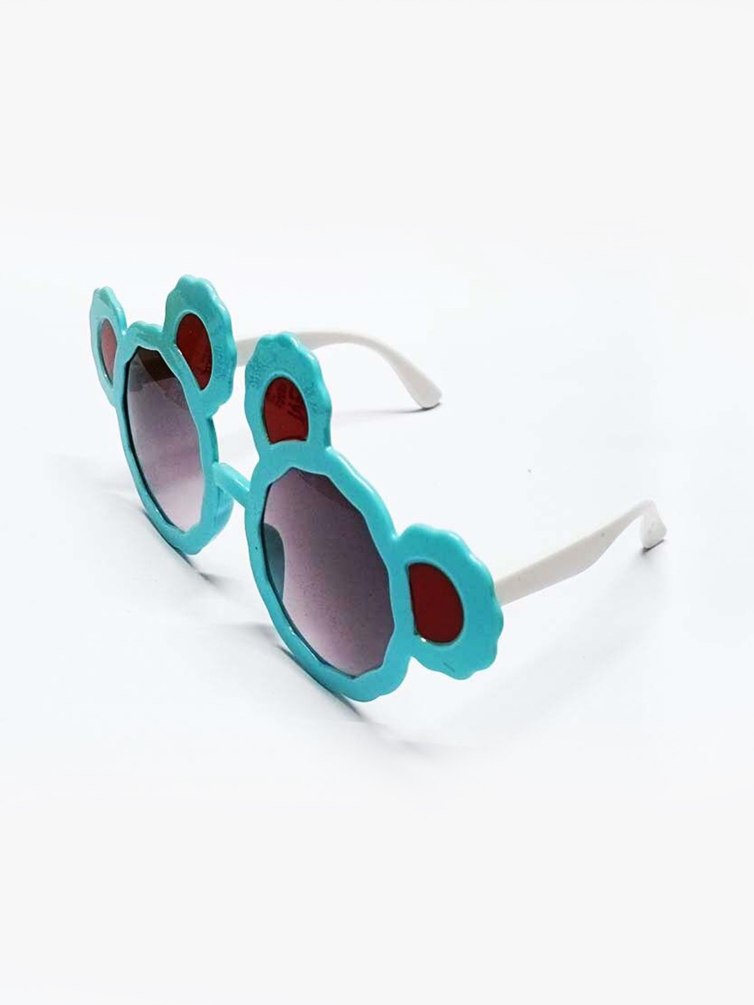

Butterthief Unisex Kids Black Lens & Blue Round Sunglasses with UV Protected Lens