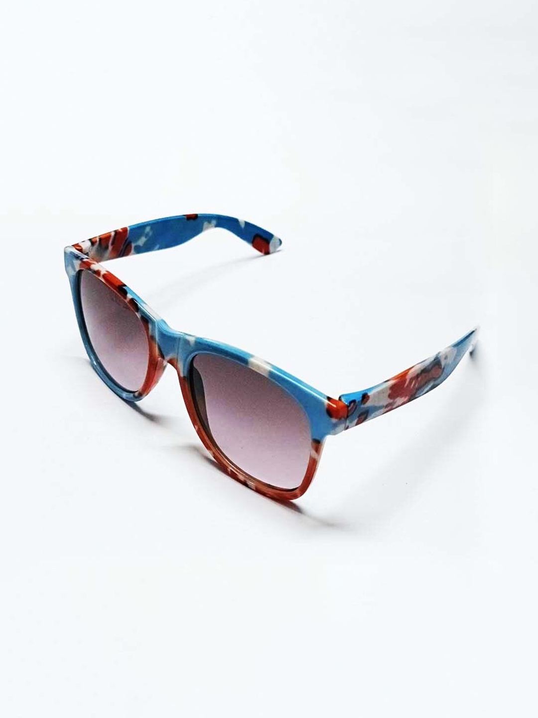 

Butterthief Unisex Kids Black Lens & Blue Square Sunglasses with UV Protected Lens