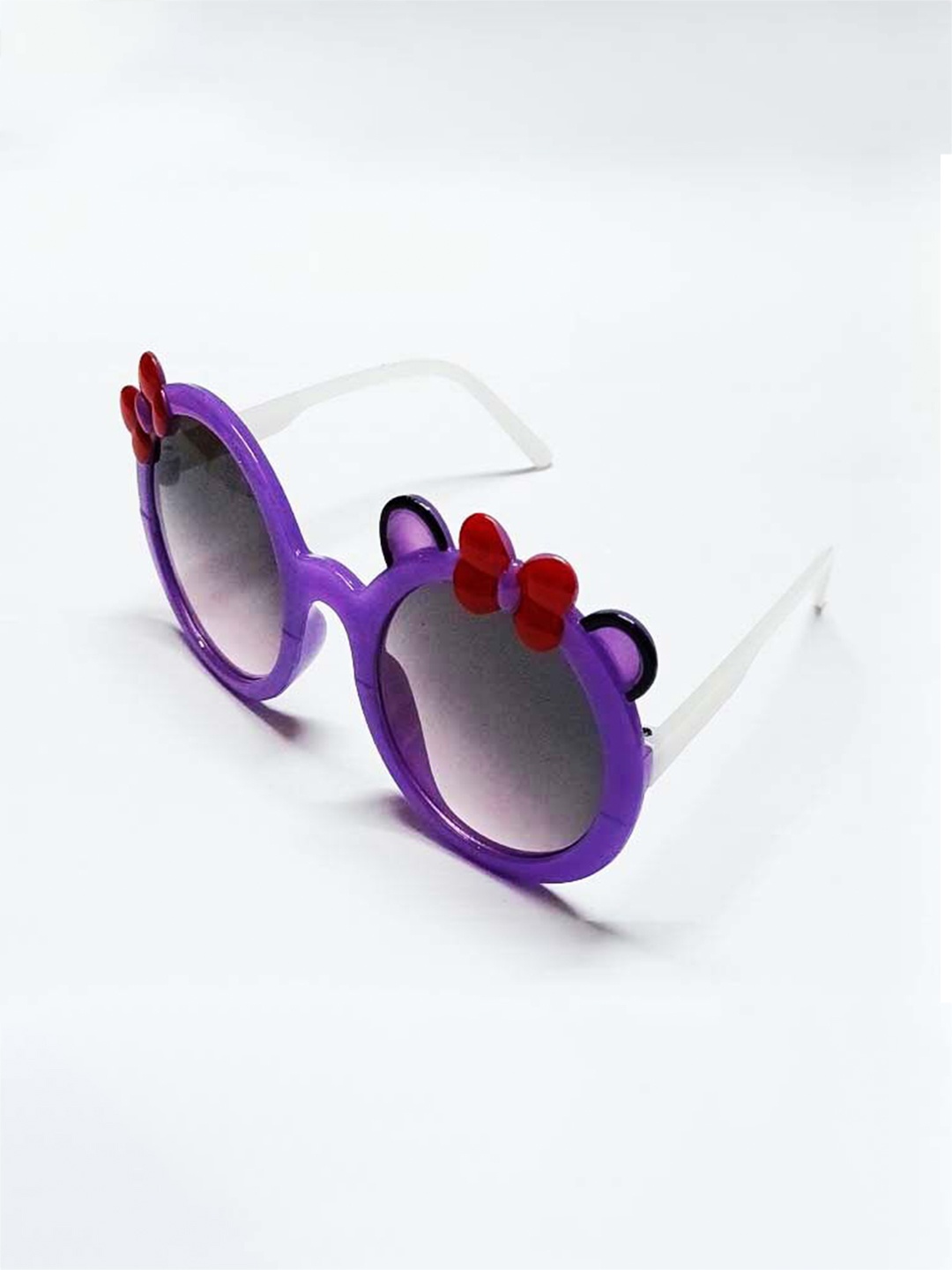 

Butterthief Unisex Kids Black Lens & Purple Round Sunglasses with UV Protected Lens