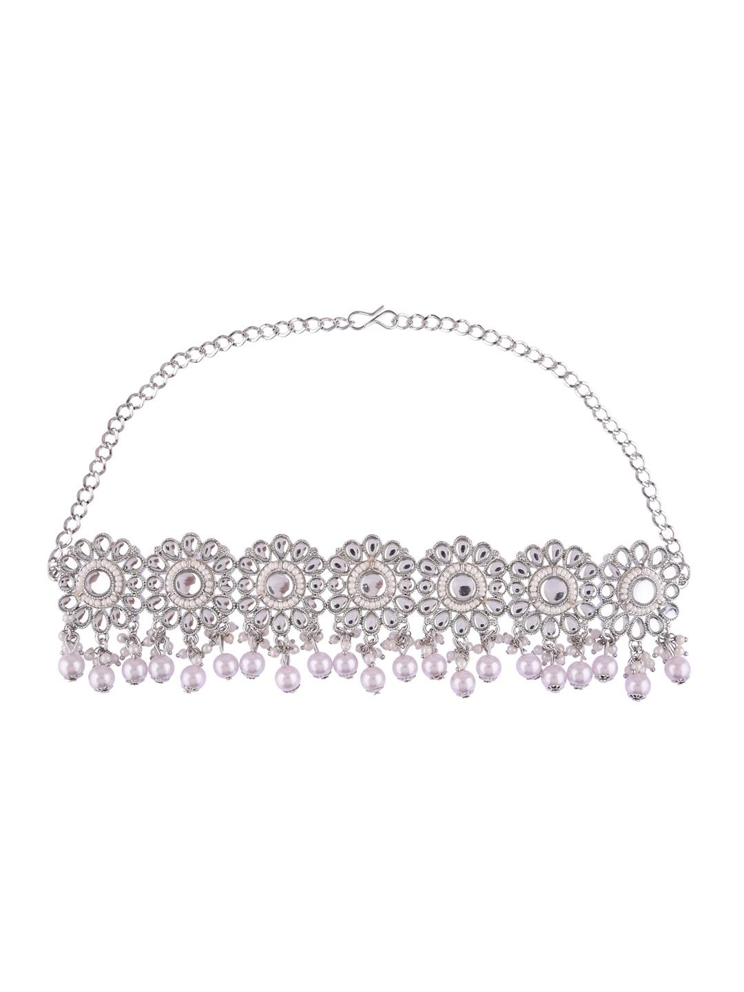 

FEMMIBELLA Women Silver Jewellery Set